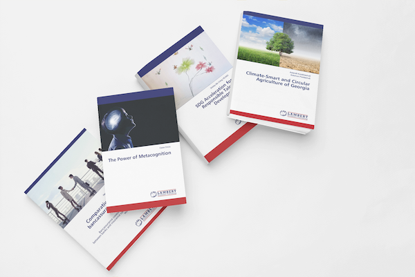 Book and flyer publication mockup